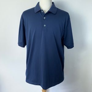 Nike Golf Fit-Dry Navy Blue Golf Polo XL